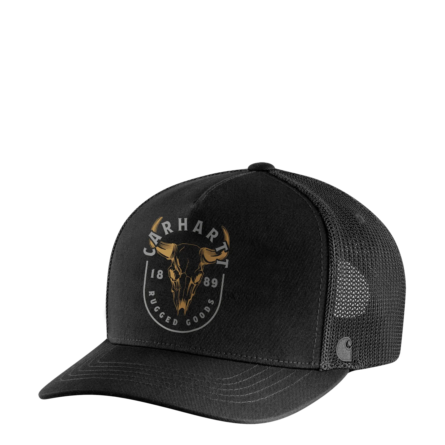 Skull Graphic Canvas Trucker