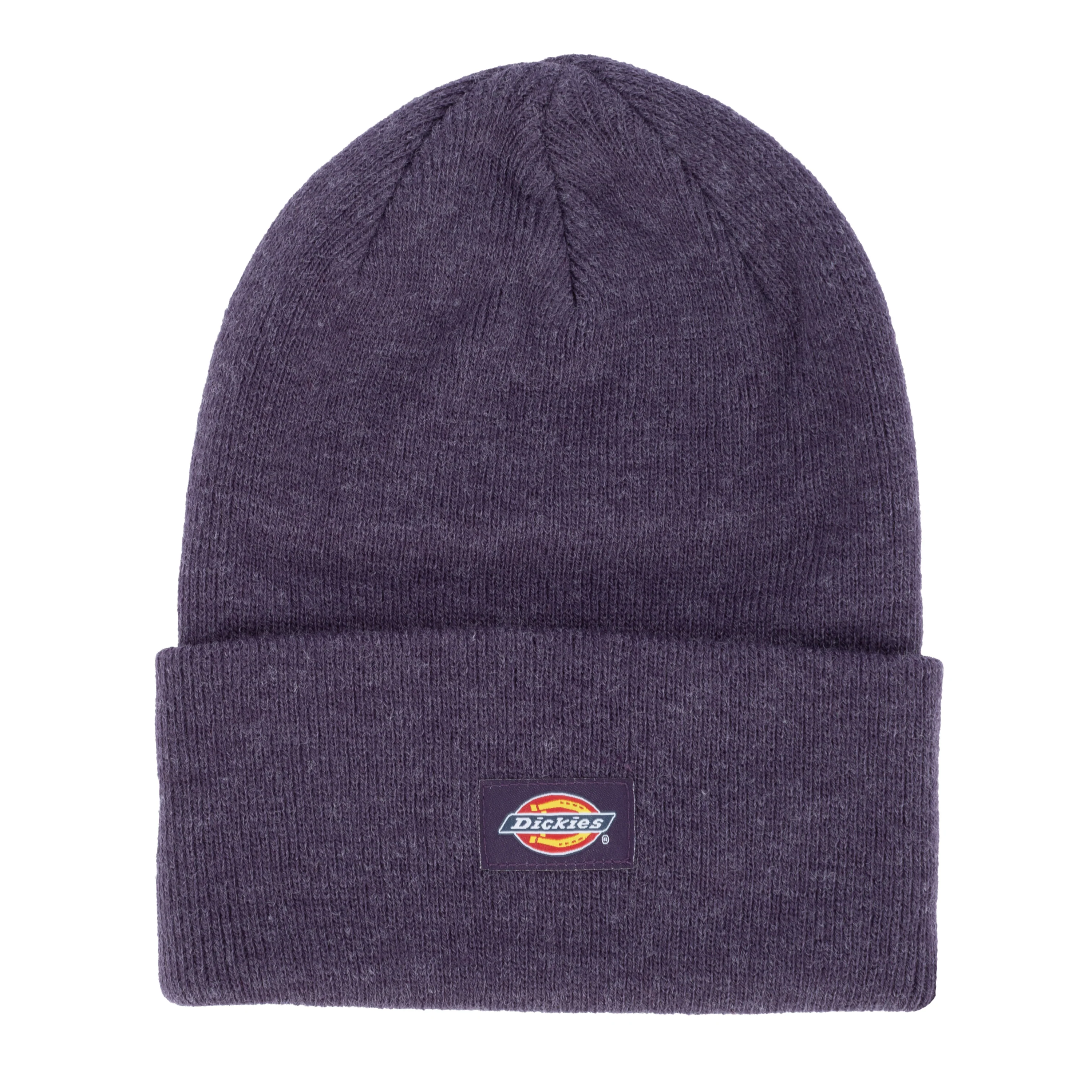 Woven Label Cuffed Tall Beanie